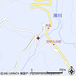 長野県松本市入山辺6027-3周辺の地図