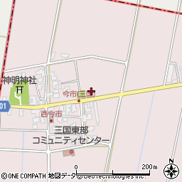 福井県坂井市三国町西今市18周辺の地図