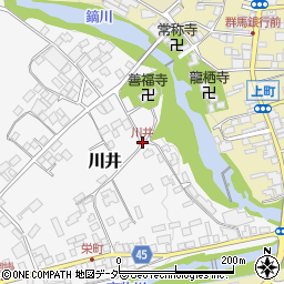 川井周辺の地図