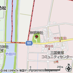 福井県坂井市三国町西今市24-35周辺の地図