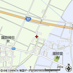 埼玉県深谷市上敷免626周辺の地図