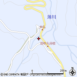 長野県松本市入山辺6026-2周辺の地図
