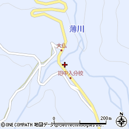 長野県松本市入山辺大仏8188周辺の地図
