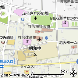 明和町中央公民館周辺の地図