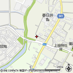 埼玉県熊谷市上根4周辺の地図