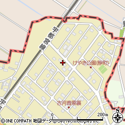茨城県古河市静町28-12周辺の地図