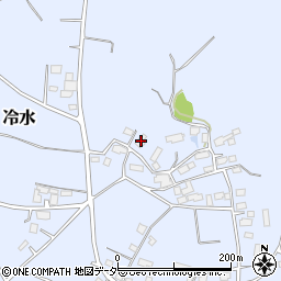 茨城県鉾田市冷水1196周辺の地図