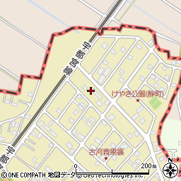 茨城県古河市静町28周辺の地図