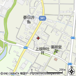 埼玉県熊谷市上根535-1周辺の地図