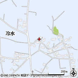 茨城県鉾田市冷水1194周辺の地図