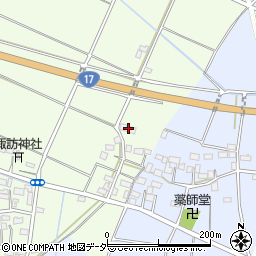 埼玉県深谷市上敷免623周辺の地図