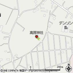 高房神社周辺の地図