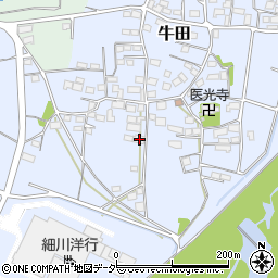 群馬県藤岡市牛田508周辺の地図