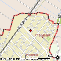 茨城県古河市静町30-34周辺の地図