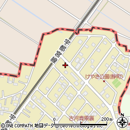 茨城県古河市静町28-8周辺の地図