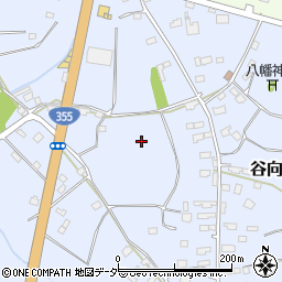 茨城県石岡市谷向町周辺の地図