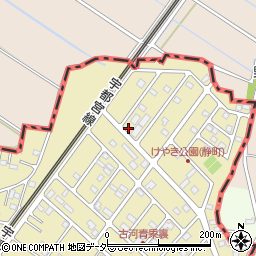 茨城県古河市静町30-37周辺の地図