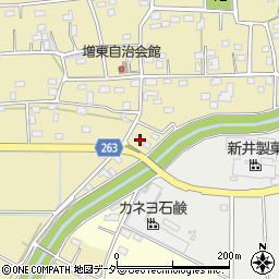 埼玉県深谷市上増田99周辺の地図