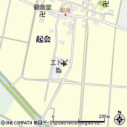 埼玉県深谷市起会314周辺の地図