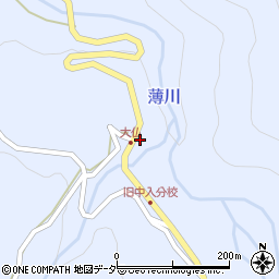 長野県松本市入山辺大仏6023周辺の地図