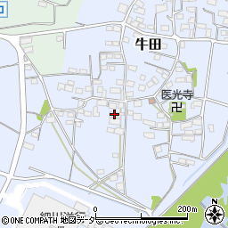 群馬県藤岡市牛田531周辺の地図