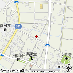 埼玉県熊谷市上根176周辺の地図