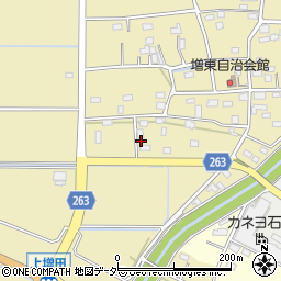 埼玉県深谷市上増田301周辺の地図