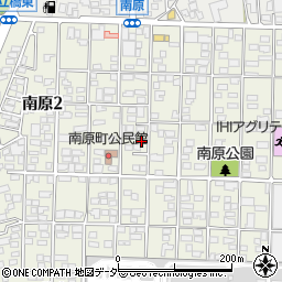 長野県松本市南原周辺の地図