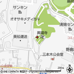 群馬県藤岡市三本木545周辺の地図