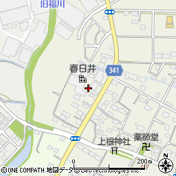 埼玉県熊谷市上根53周辺の地図