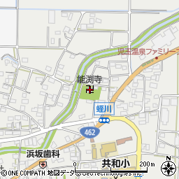 能渕寺周辺の地図