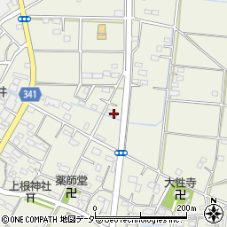 埼玉県熊谷市上根172周辺の地図