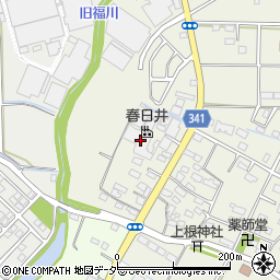 埼玉県熊谷市上根52周辺の地図
