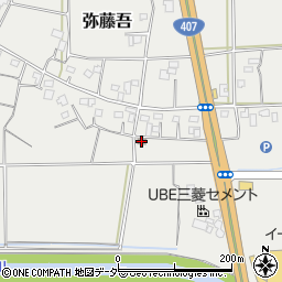 弥藤吾新田公民館周辺の地図