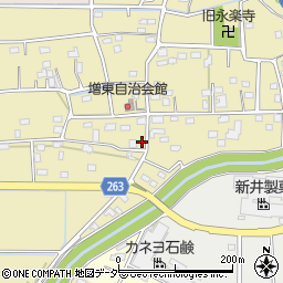 埼玉県深谷市上増田261周辺の地図