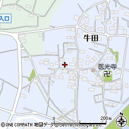 群馬県藤岡市牛田556周辺の地図