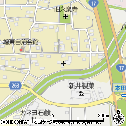 埼玉県深谷市上増田93周辺の地図