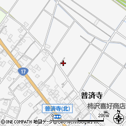埼玉県深谷市普済寺周辺の地図