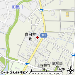 埼玉県熊谷市上根57周辺の地図