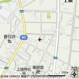 埼玉県熊谷市上根167-6周辺の地図