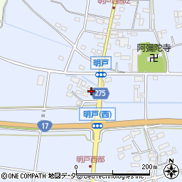 埼玉県深谷市明戸192周辺の地図