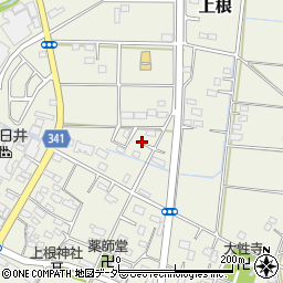 埼玉県熊谷市上根169周辺の地図