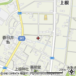 埼玉県熊谷市上根167周辺の地図