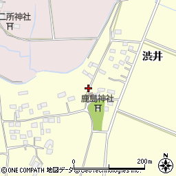 茨城県下妻市渋井周辺の地図