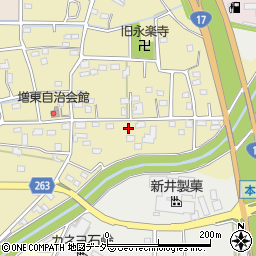 埼玉県深谷市上増田113周辺の地図