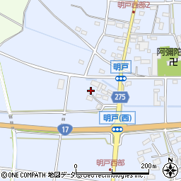 埼玉県深谷市明戸189周辺の地図