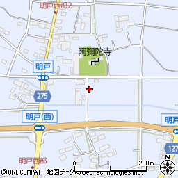 埼玉県深谷市明戸202周辺の地図