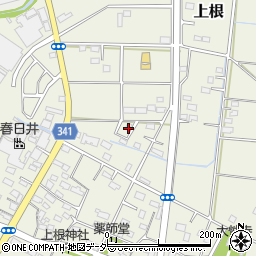 埼玉県熊谷市上根167-3周辺の地図