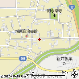 埼玉県深谷市上増田106周辺の地図