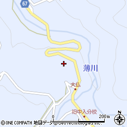 長野県松本市入山辺大仏6021周辺の地図